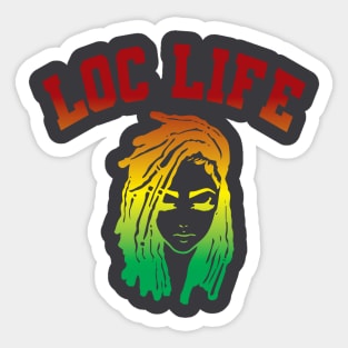 Loc Life Sticker